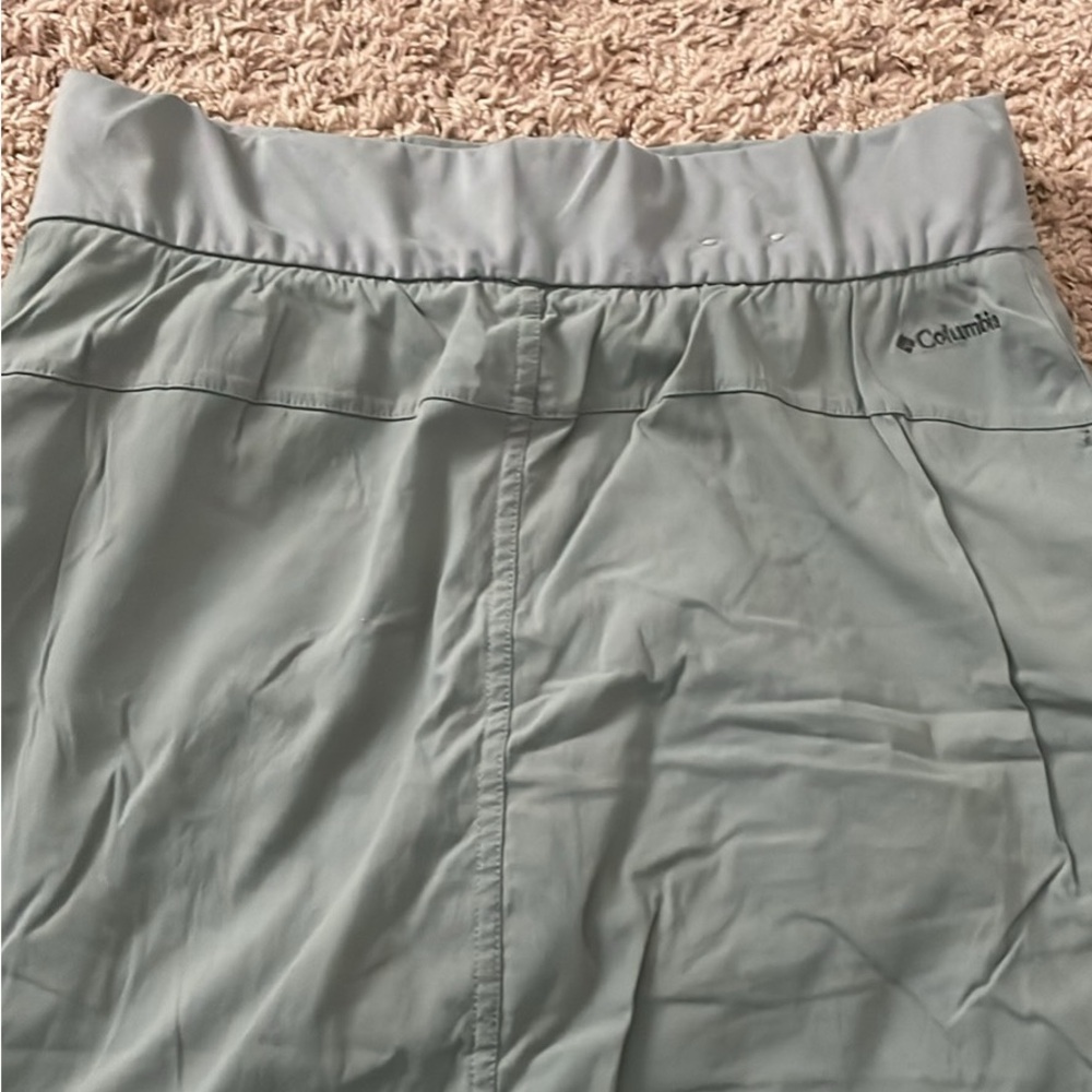 Columbia Light Teal Pull-On Mini Skirt - Picture 3 of 3